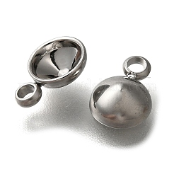 Cabochon pendenti in acciaio inossidabile 304&nbsp;STAS-I310-27P