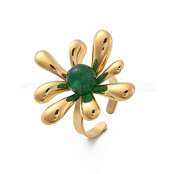 Bagues en jade malaisien naturel&nbsp;STAS-Z112-18G-02