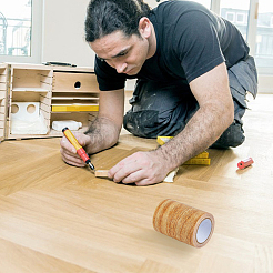 Cinta adhesiva de imitación de veta de madera pe&nbsp;AJEW-WH0270-222F
