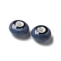 Perles en porcelaine manuelles&nbsp;PORC-L080-B07