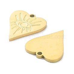 Pendentifs en acier inoxydable chirurgical 316L avec placage ionique (IP)&nbsp;STAS-D029-04G