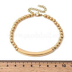 Perlenarmbänder aus Edelstahl 304&nbsp;BJEW-D408-02G
