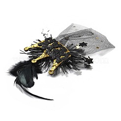 Pince à cheveux en fer pour fête du nouvel an&nbsp;LS-OHAR-R102-01B