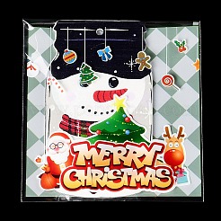 Sac de cuisson en plastique sur le thème de noël&nbsp;ABAG-F006-02B