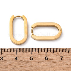 Boucles d'oreilles créoles en acier inoxydable 304&nbsp;STAS-H156-11C-G