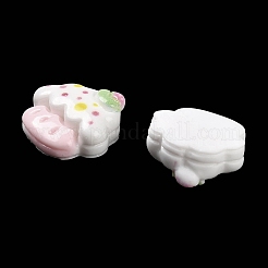 Lebensmittel-Cabochons aus undurchsichtigem Kunstharz&nbsp;X1-RESI-K027-28