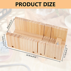 Table de découpe de savon en bois&nbsp;DIY-WH0430-616