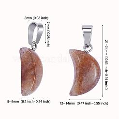 15 Stück 15 Stile natürliche und synthetische gemischte Edelsteinanhänger&nbsp;G-SZ0002-19