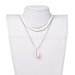 Ensembles de collier de coquille&nbsp;NJEW-JN02410