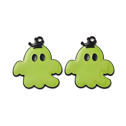 Colgantes del esmalte de la aleación de la galjanoplastia del estante del tema de Halloween&nbsp;PALLOY-O109-45EB