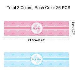 2 Beutel 2 Farben Klebeaufkleber mit Papieraufkleber&nbsp;DIY-PH0002-22