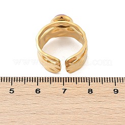 Offene Manschettenringe aus Edelstahl 304&nbsp;RJEW-Z078-11G