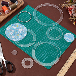 7 modèle de quilting en acrylique à 7 styles&nbsp;DIY-CY0003-34