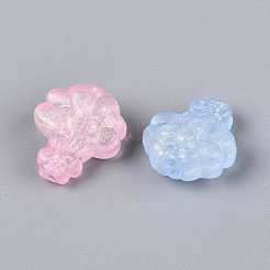 Perles lumineuses en acrylique transparent givré&nbsp;TACR-T029-22M