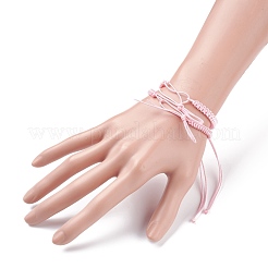 Fabrication de bracelet tressé en nylon 2pcs&nbsp;BJEW-JB07525-02