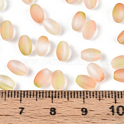 Perles de rocaille en verre dépoli&nbsp;SEED-N008-05D
