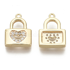Adornos de latón micropavé de circonia cúbica&nbsp;KK-R136-043-NF