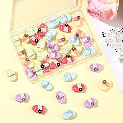 50 Stück 10 Arten undurchsichtige Harz Cabochons&nbsp;CRES-SC0003-21
