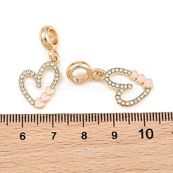 Legierung Emaille europäische baumeln Charms&nbsp;AL-CBAC2D3-16G