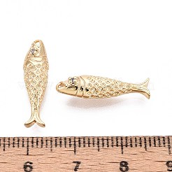 Ottone micro spianare pendenti zirconi&nbsp;KK-T071-37G