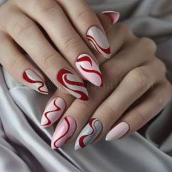 DIY-Nagelkunst-Vorlagen aus Edelstahl&nbsp;MRMJ-WH0092-028