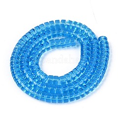 Chapelets de perles en verre transparente  &nbsp;GLAA-N026-3x6mm-T10