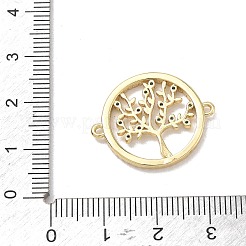 Enlaces de circonio cúbico de latón con micro pavimento&nbsp;ZIRC-F048-58G