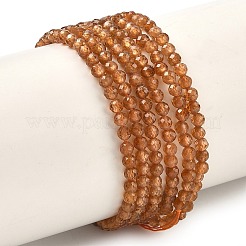 Natürlicher Granat Perlen Stränge&nbsp;G-F460-47