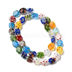 Handmade Millefiori Glas Herz Perle Stränge&nbsp;LK-U001-01