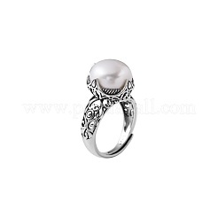 Rhodinierte 925 verstellbare Ringe aus Sterlingsilber&nbsp;WG13BF8-02