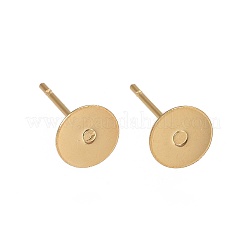 Ohrstecker-Beschläge aus Edelstahl 304&nbsp;X-STAS-H436-24G02-6mm