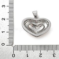 Ottone micro spianare pendenti zirconi&nbsp;KK-C091-02-PG