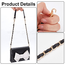 3 Stück 2 Stil PU-Leder Schultergurt Tasche Kettenriemen&nbsp;FIND-WR0009-26