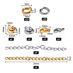 Kit fai da te per realizzare estensori per catene in acciaio inossidabile 304&nbsp;DIY-SZ0001-63