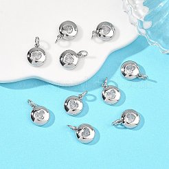 Shegrace Valentinstag-Anhänger aus Messing mit klaren Zirkonia&nbsp;XGRQ3P533-594P