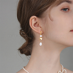 Risultati di orecchini a clip in ottone 36 pezzo&nbsp;KK-BBC0016-10G