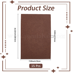 15 pezzo di feltro di tessuto non tessuto&nbsp;DIY-SP0003-93H