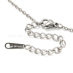 201 collares de cadena de cable de acero inoxidable&nbsp;NJEW-G138-07P