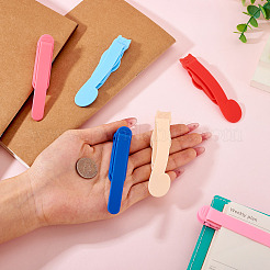 6 Stück Lesezeichenclip aus Kunststoff in 6 Ausführungen&nbsp;AJEW-TA0002-02