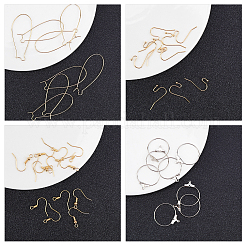 Kit di accessori per orecchini in ottone&nbsp;KK-SC0001-33