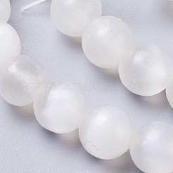 Fili di perline di selenite naturale&nbsp;G-I203-C-6mm