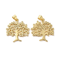 Ciondoli in ottone con placcatura a cremagliera con pavé di zirconi&nbsp;KK-O142-34G