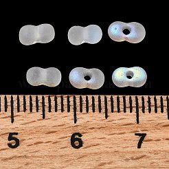 Glas mattierte Saatperlen-Perlen&nbsp;SEED-NH0002-01C