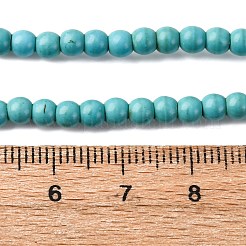 Synthetischen Türkis Perlen Stränge&nbsp;TURQ-GSR4mm129