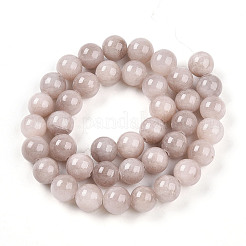 Natur gefärbt gelbe Jade Edelstein-Korn-Stränge&nbsp;G-R271-10mm-YXS06