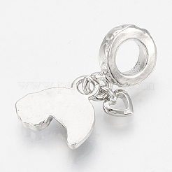 Legierung Emaille europäische baumeln Charms&nbsp;X-MPDL-Q209-085P