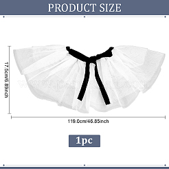 Cuello falso de gasa&nbsp;AJEW-WH0481-538B