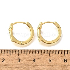 Creolen aus klarem Zirkonia aus Messing&nbsp;EJEW-M047-03G