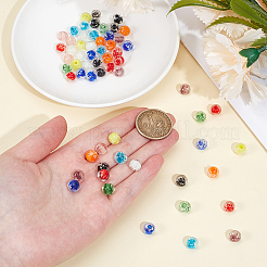 120pcs perles lumineuses au chalumeau faites à la main&nbsp;LAMP-PA0001-60B