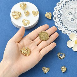 10pcs 5 styles pendentifs en laiton&nbsp;KK-TA0002-44